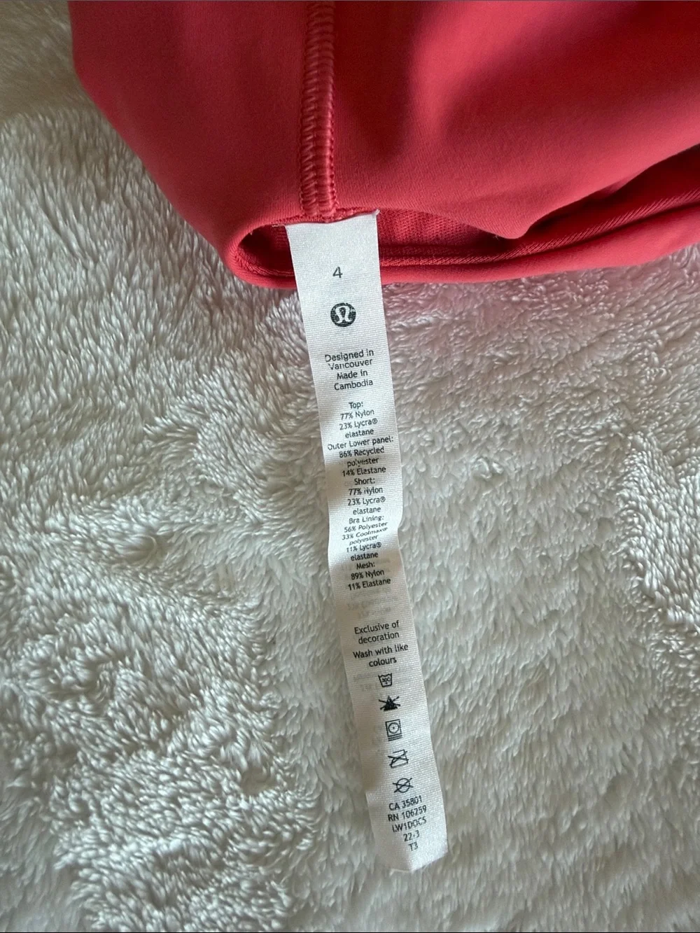 lululemon athletica Coral Red Halter Fit-and-Flare Mini Dress